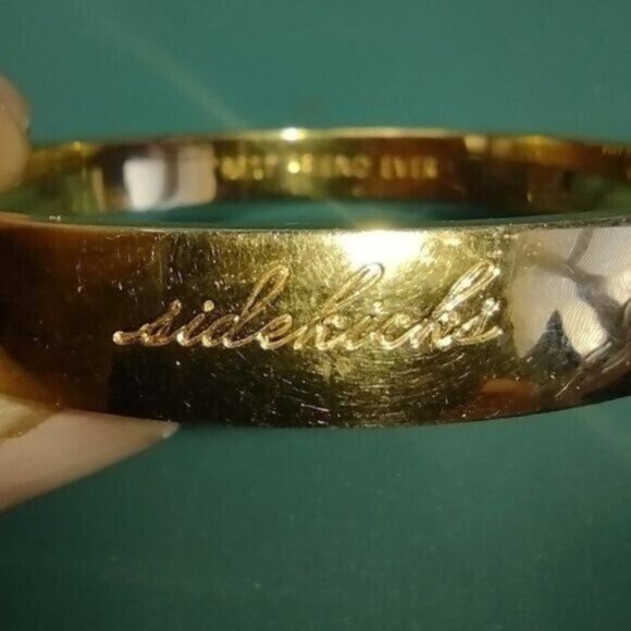 Kate Spade‎ Gold Coloured Bridesmaid Idiom Bracelet - Picture 4 of 8